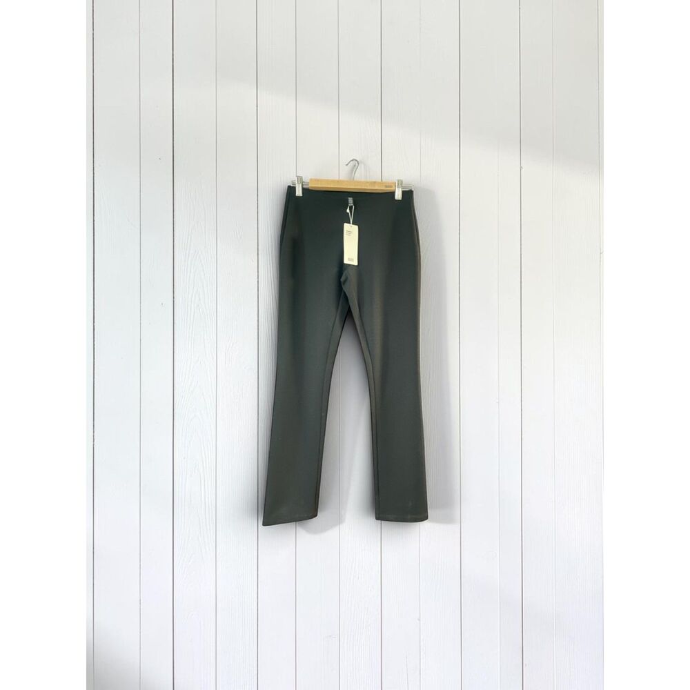 Eileen Fisher The System Viscose Stretch Ponte Slim Pants Black Petite PP NWT